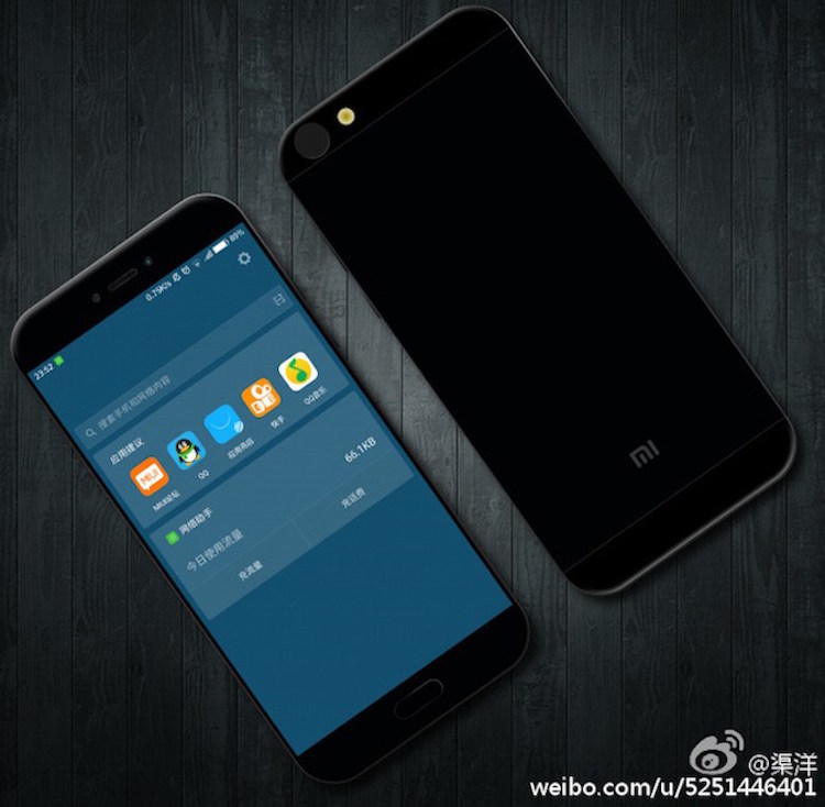 Xiaomi MI 6 render